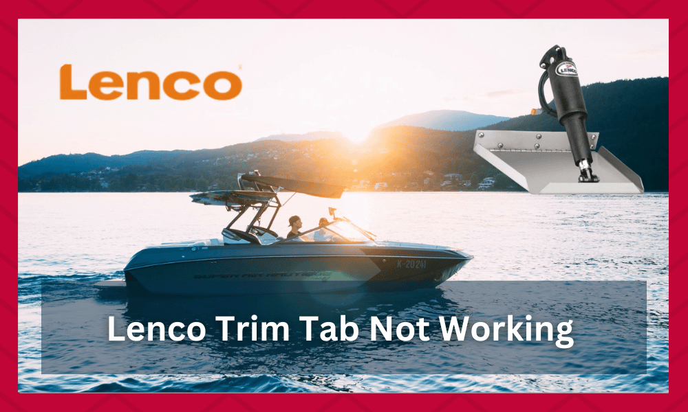 lenco trim tabs not working