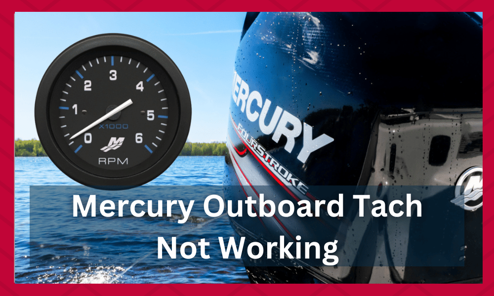 mercury outboard tach not working