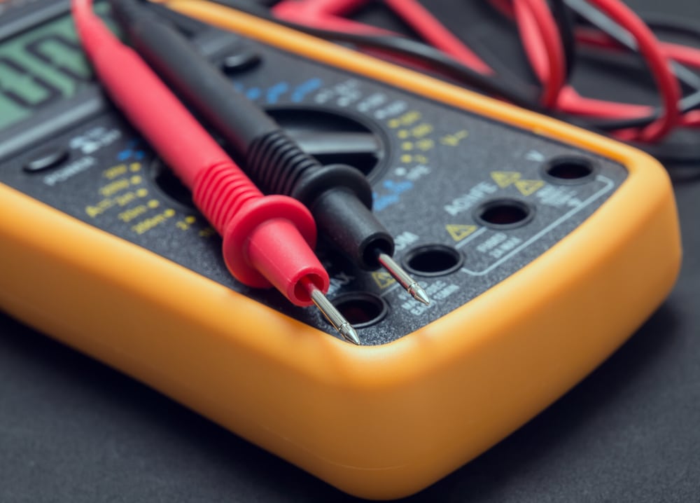 multimeter closeup