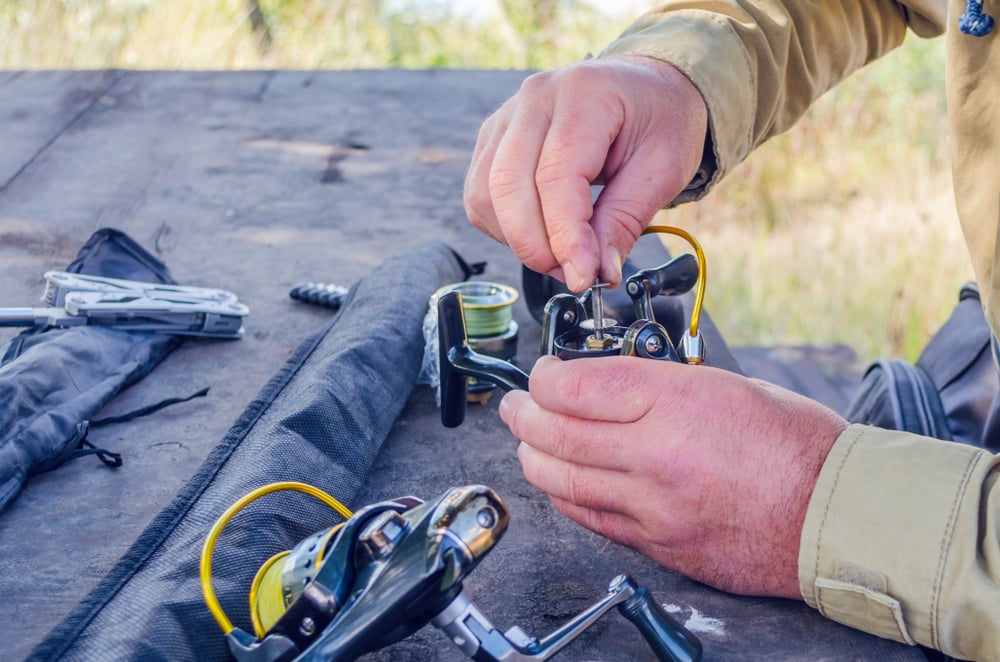 how to fix a shakespeare fishing reel
