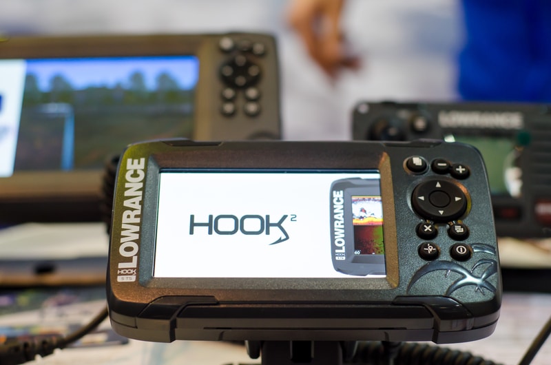 how to get lowrance hook2 4x out of simulation mode