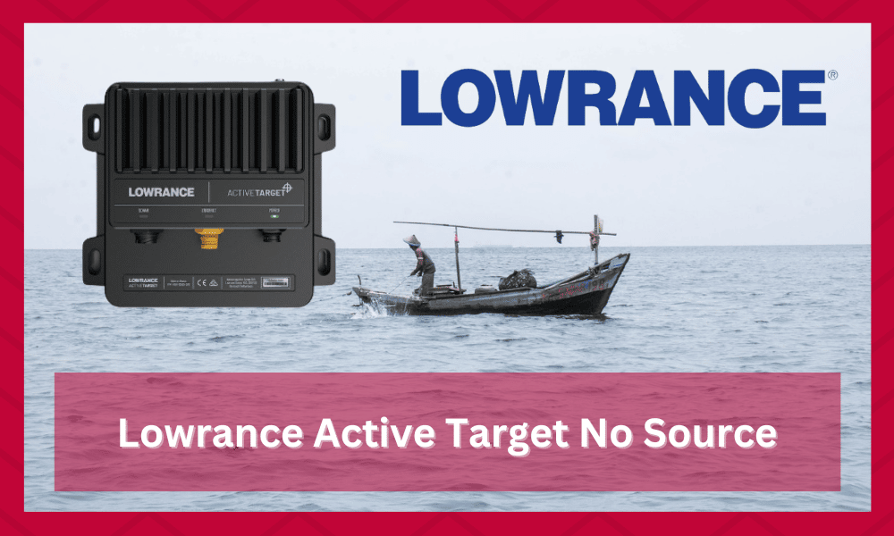 lowrance active target no source