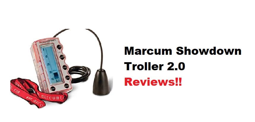 marcum showdown troller 2.0 digital handheld sonar reviews