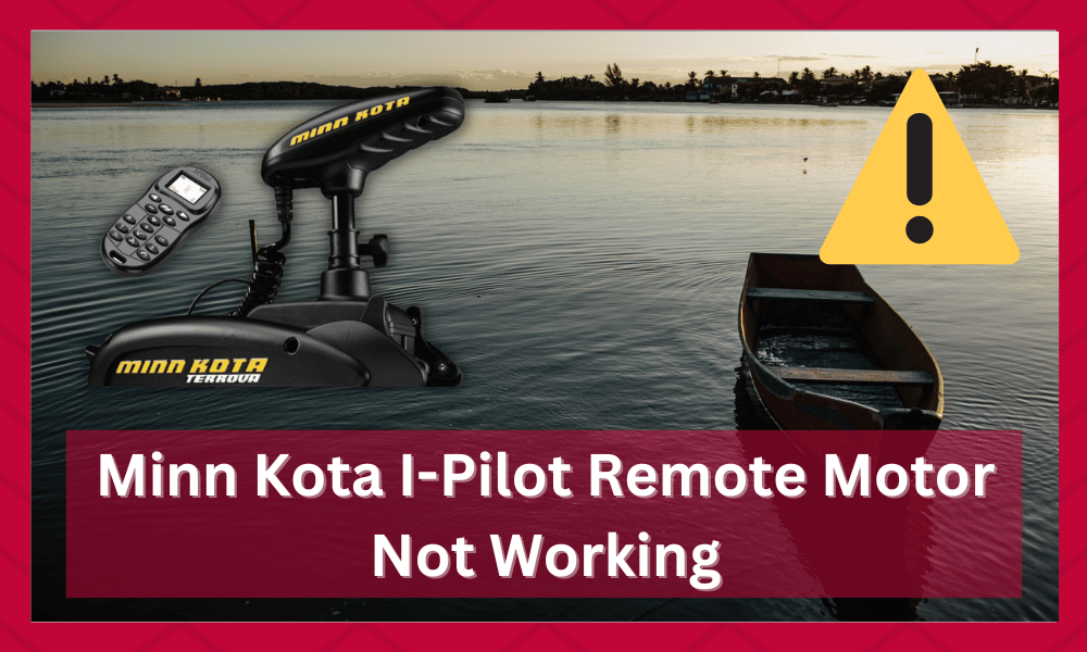minn kota i-pilot remote says motor not found