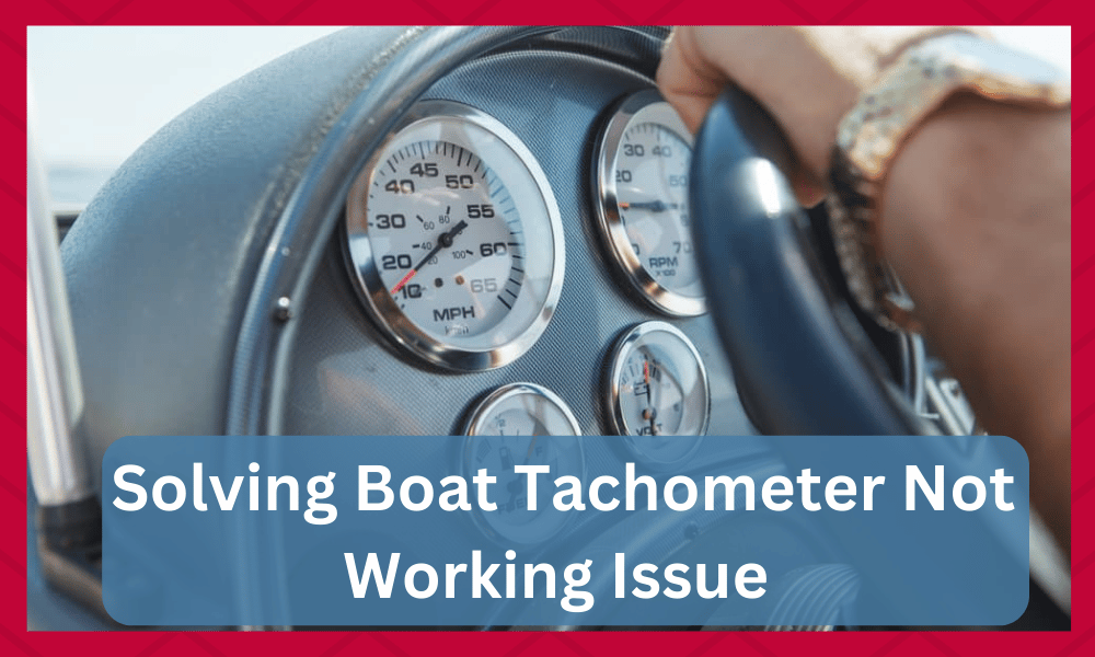 boat tachometer not working