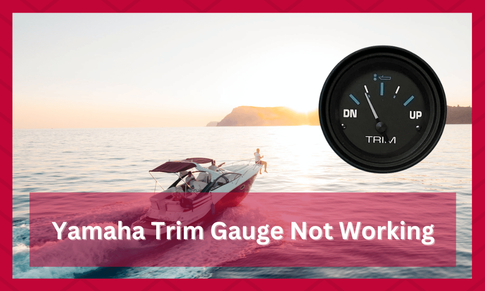 yamaha trim gauge not working