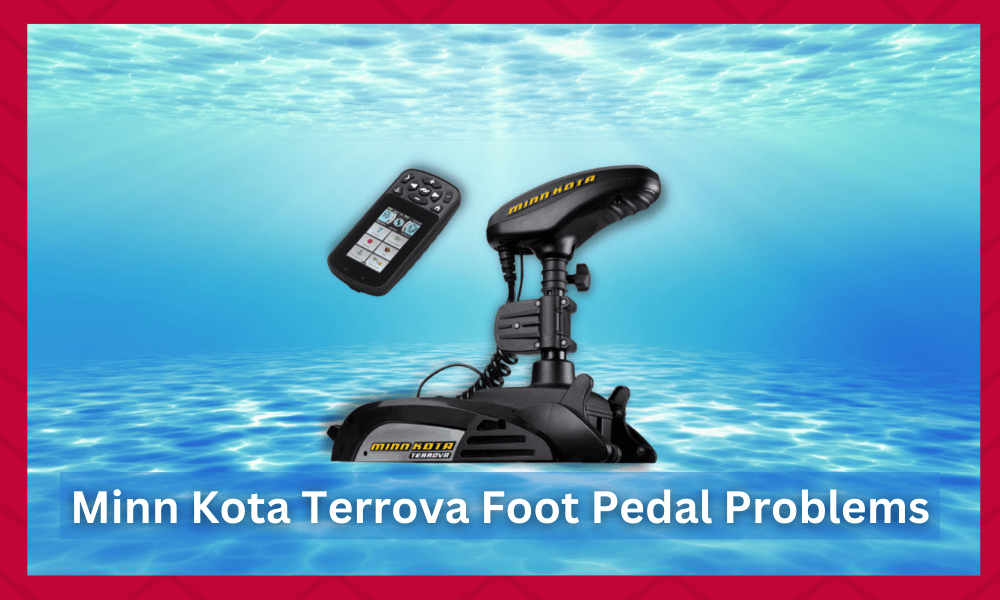 minn kota terrova foot pedal problems