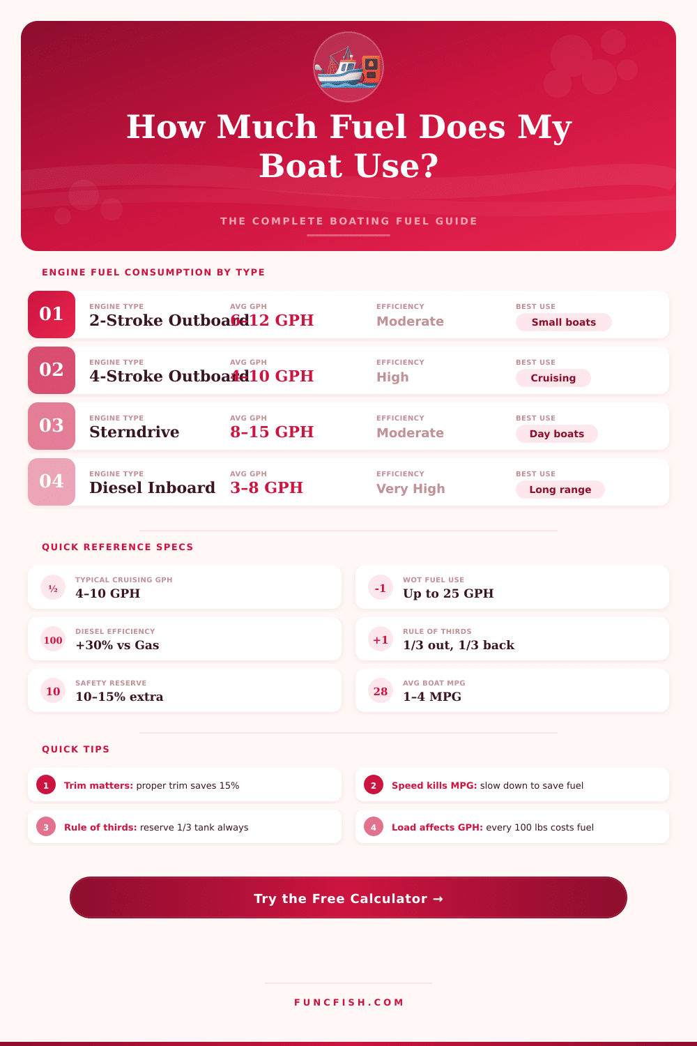 Boat Fuel Consumption Calculator – Estimate Your Fuel Usage