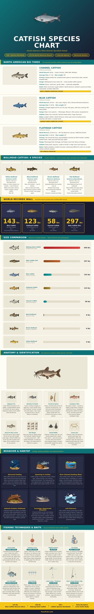Catfish Species Chart - FuncFish