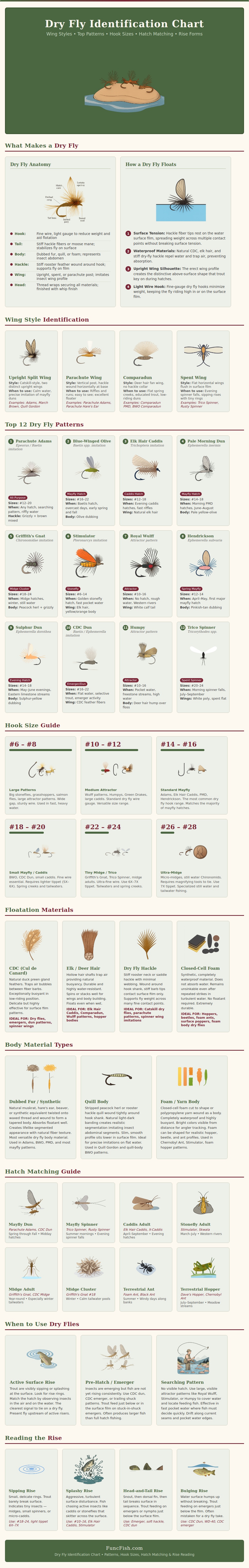 Dry Fly Identification Chart