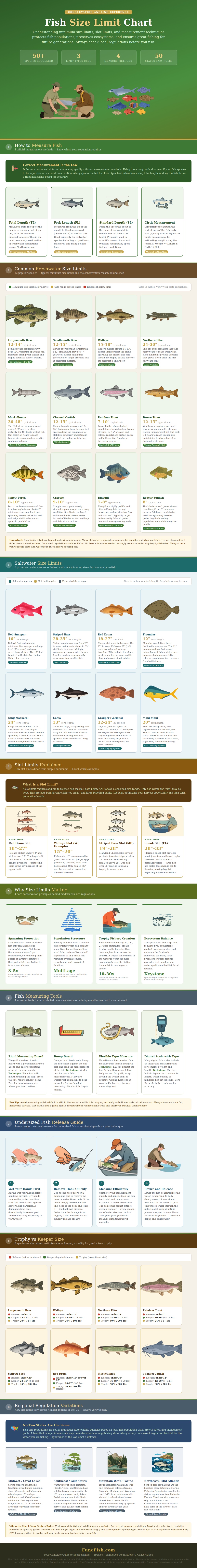 Fish Size Limit Chart