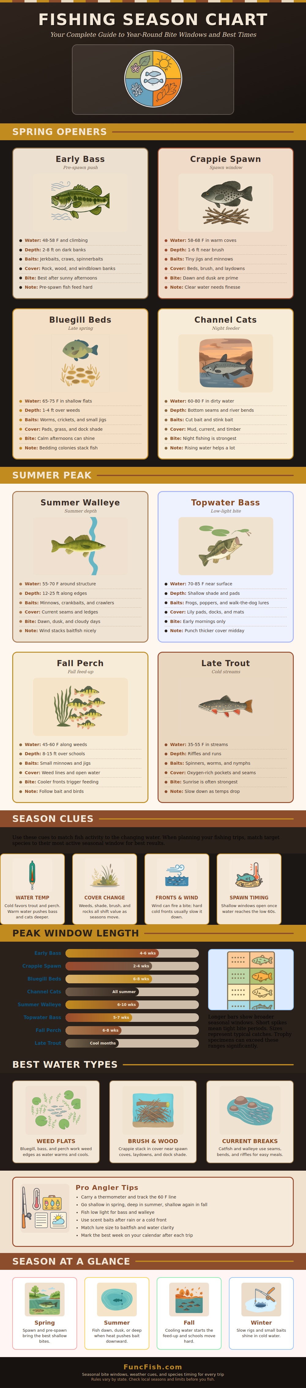 Fishing Season Chart