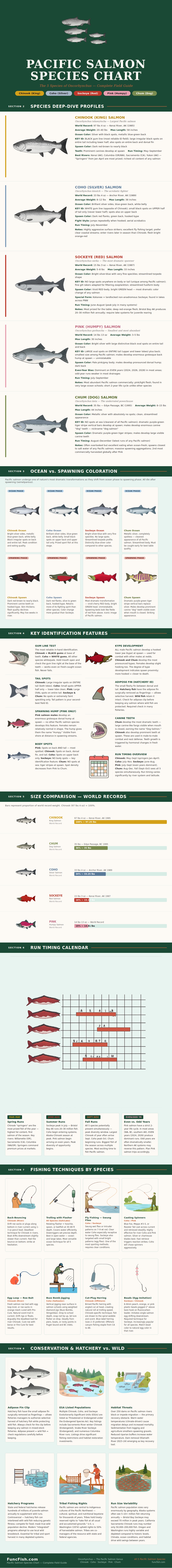 Pacific Salmon Species Chart