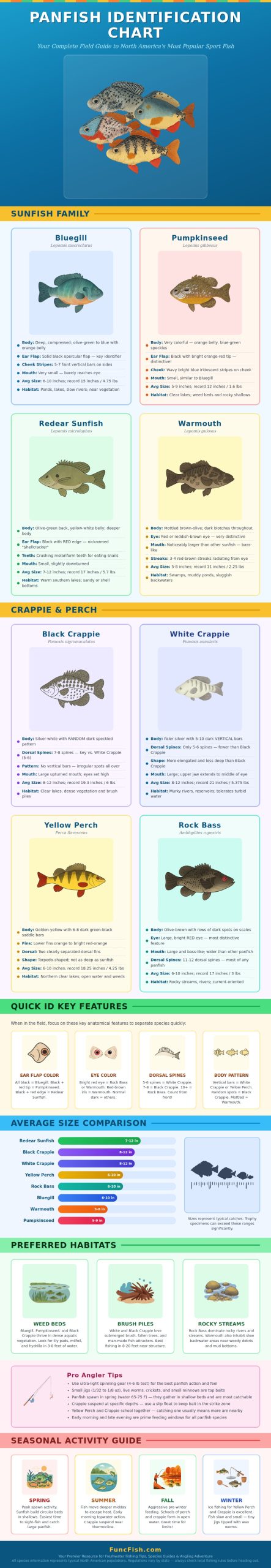 Panfish Rigs Chart Panfish Identification Chart - FuncFish