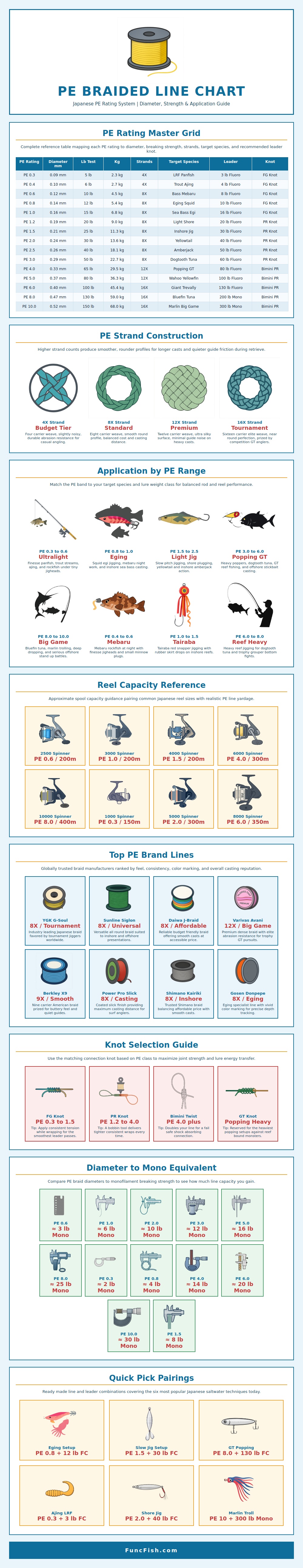 Pe Braided Line Chart