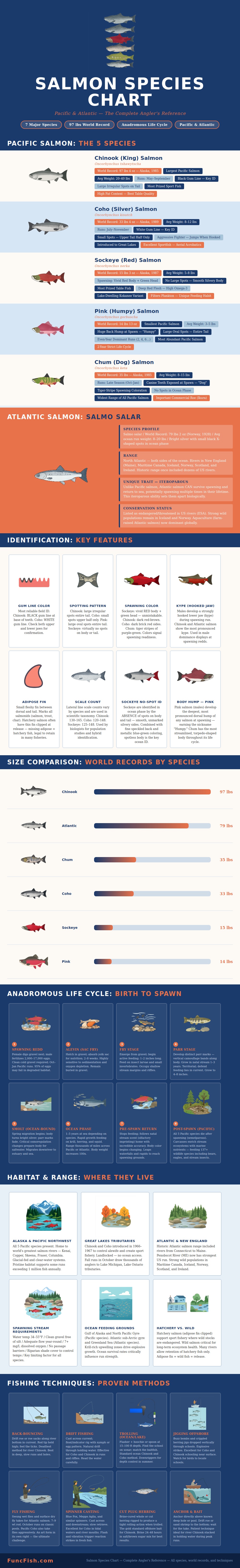 Salmon Species Chart