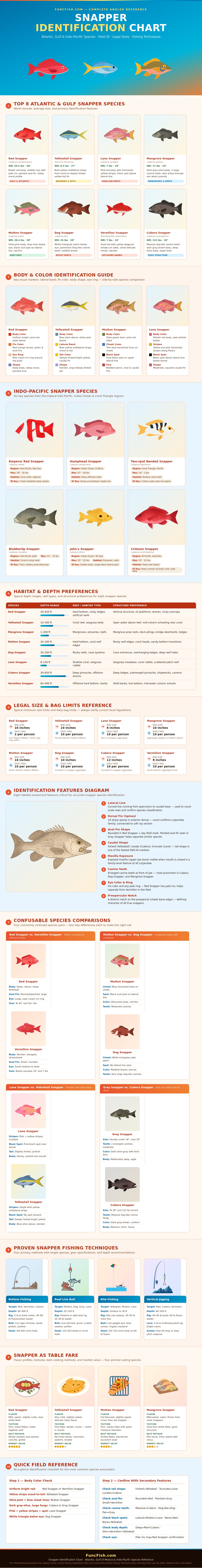 Snapper Identification Chart