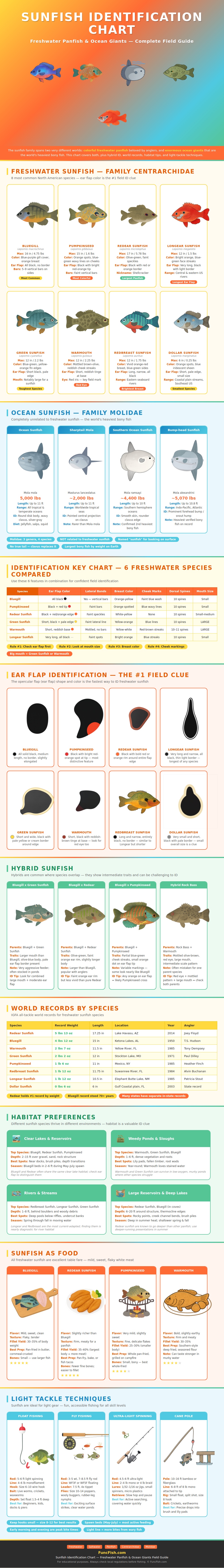Sunfish Identification Chart
