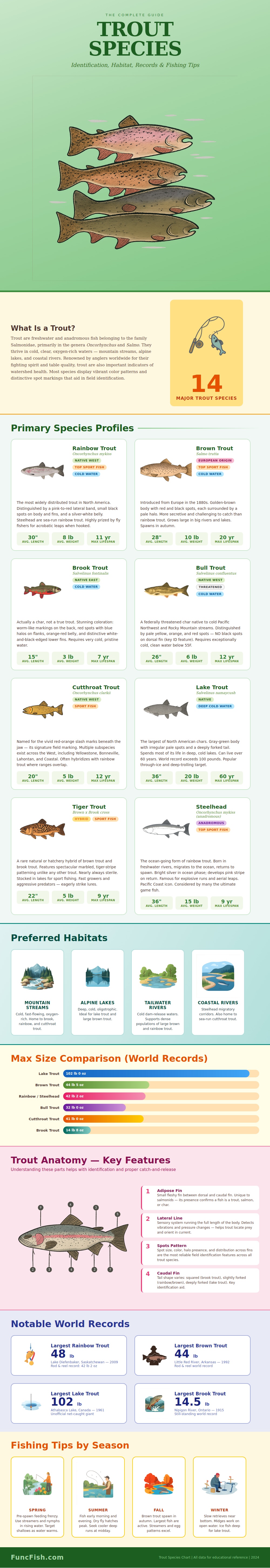 Trout Species Chart