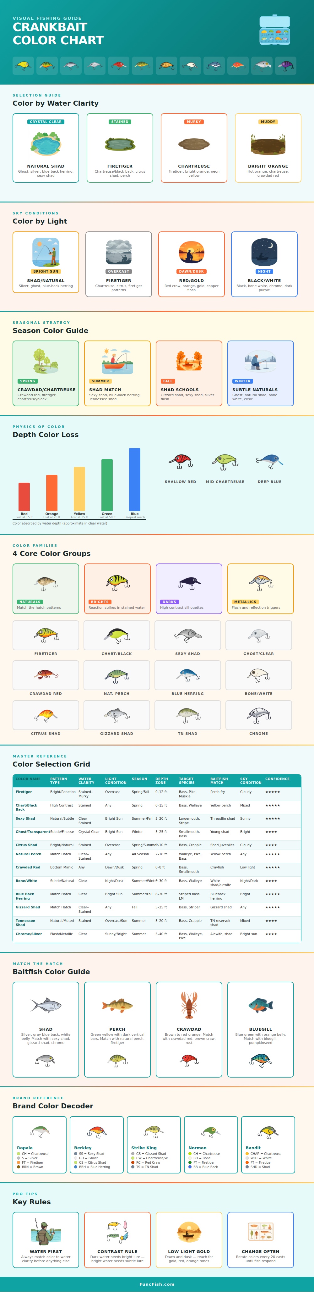 Crankbait Color Chart