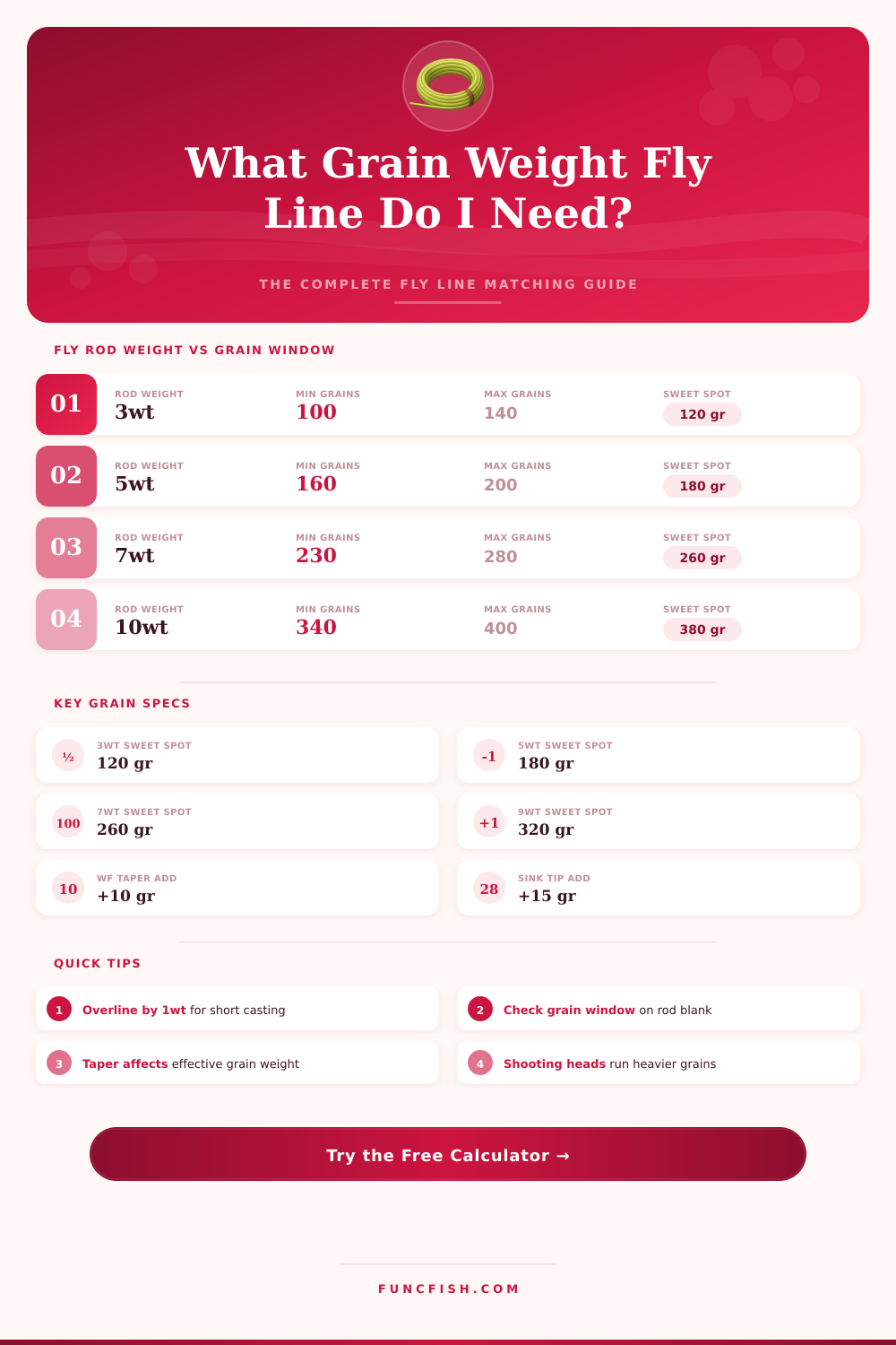 Fly Line Grain Weight Calculator – Match Your Setup Right