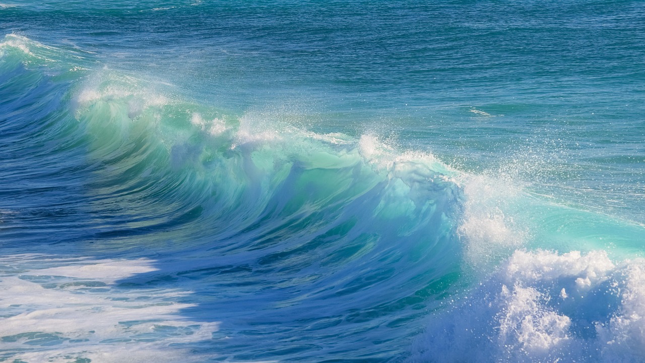 ocean waves breaking ocean waves breaking