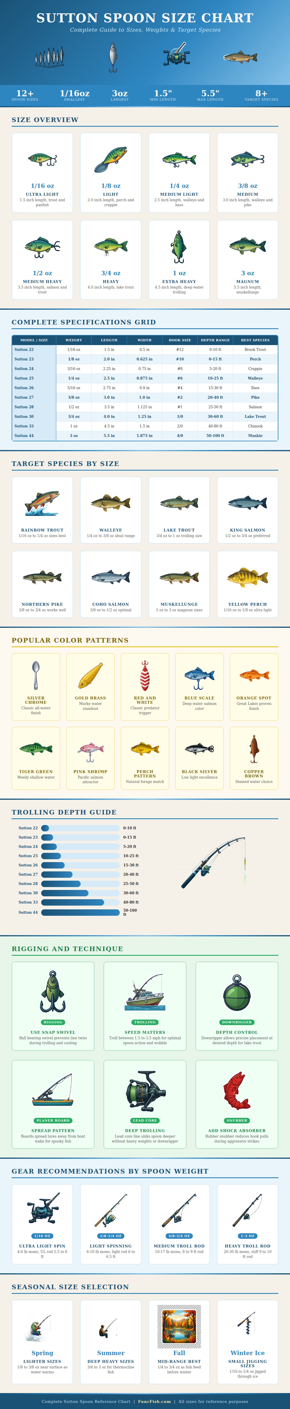 Sutton Spoon Size Chart