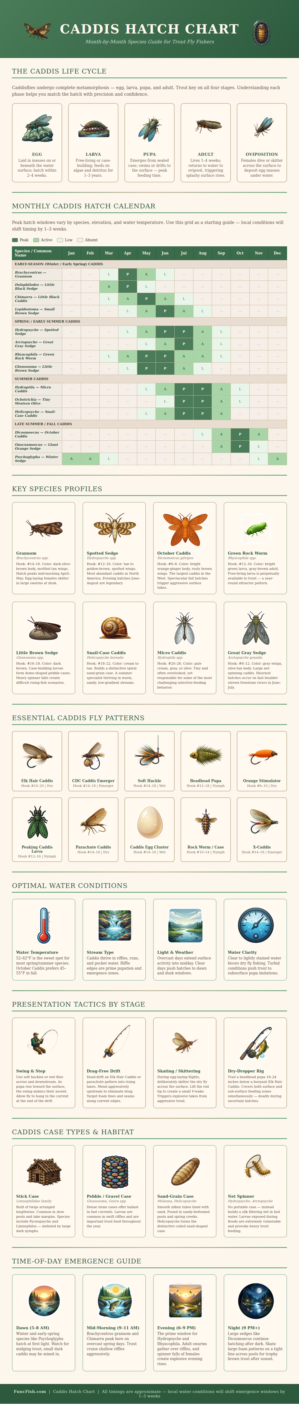 Caddis Hatch Chart
