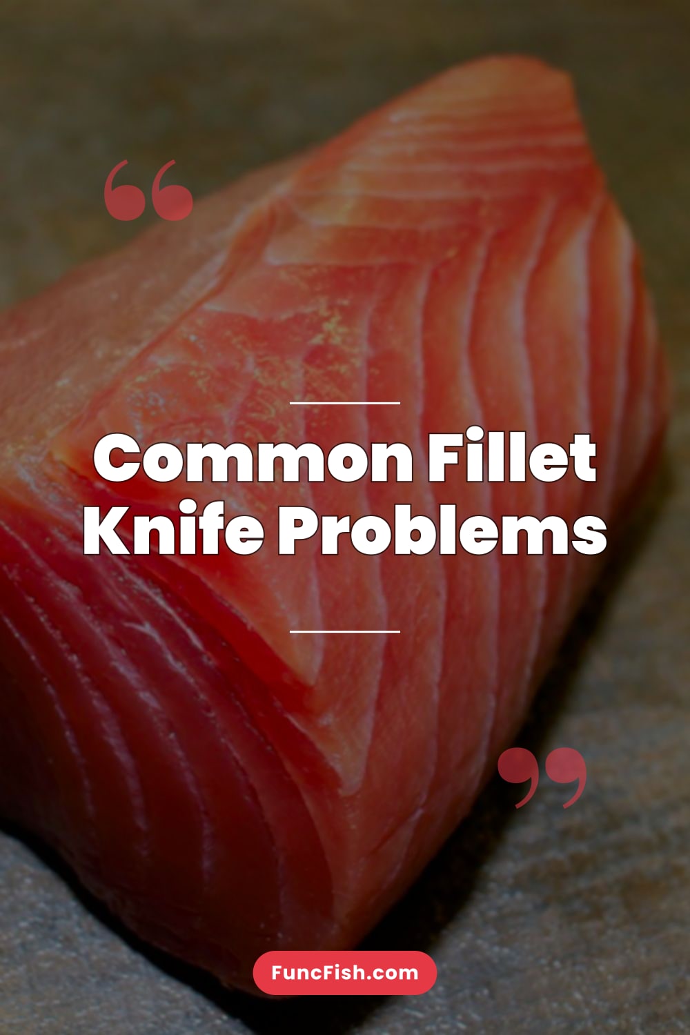 Common Fillet Knife Problems
