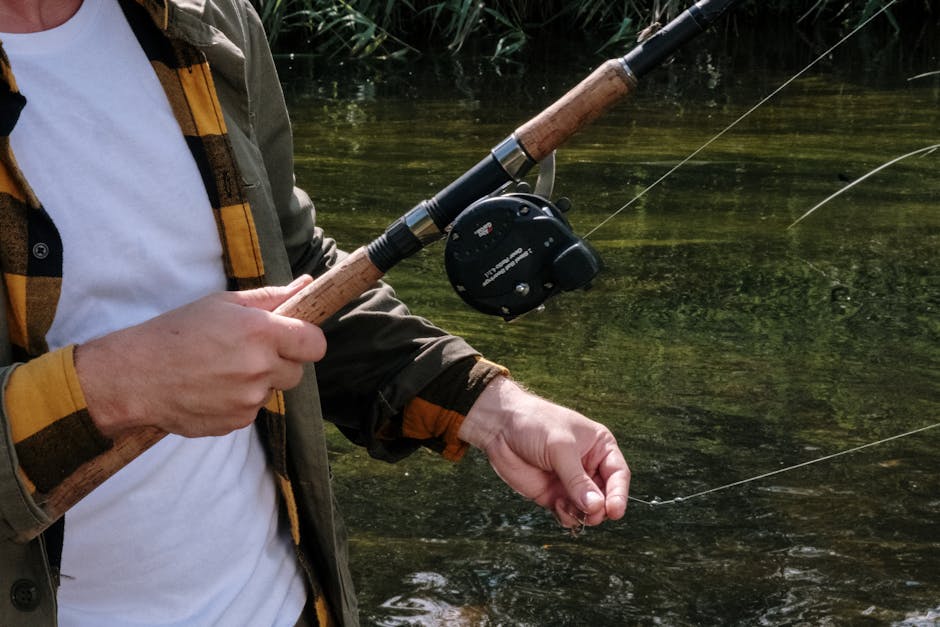 fisherman casting line fisherman casting line
