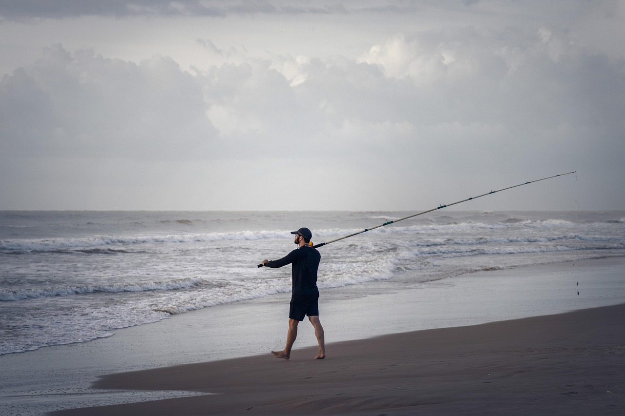 fishing rod water fishing rod water