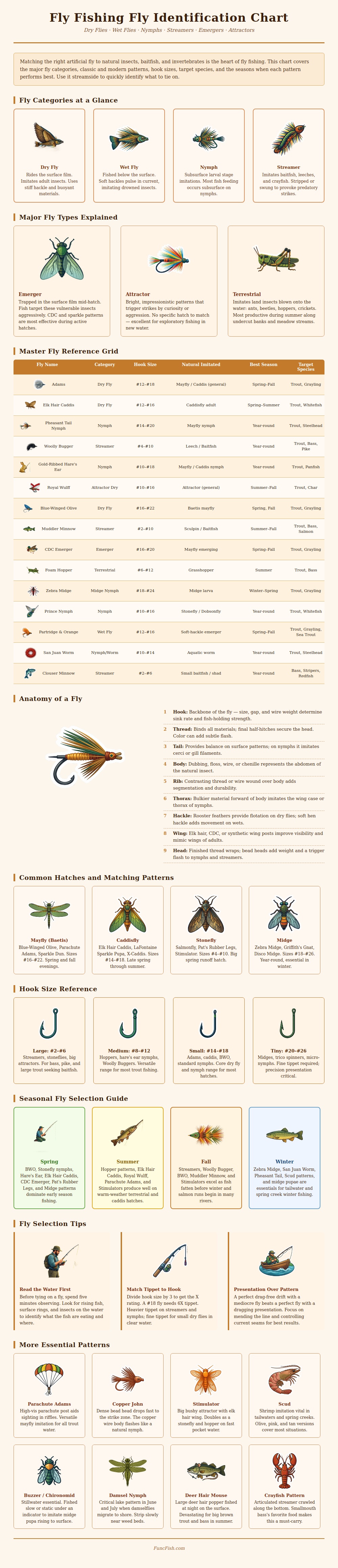 Fly Identification Chart