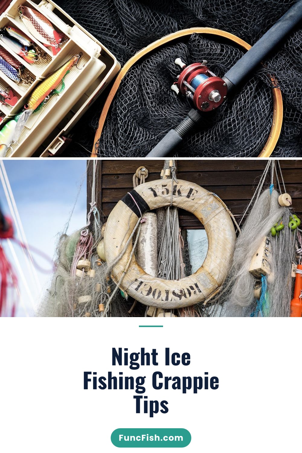 Night Ice Fishing Crappie Tips