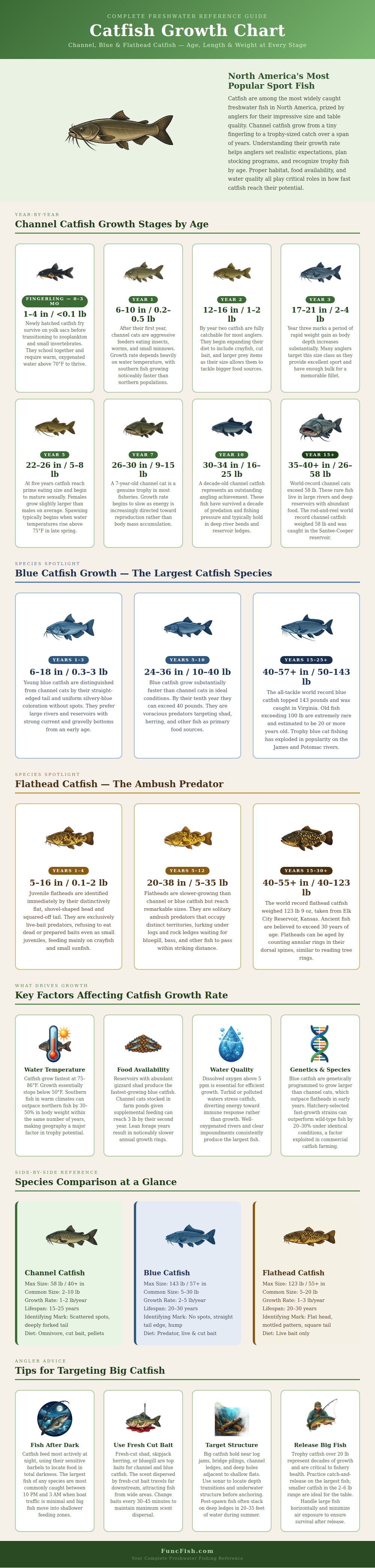 Catfish Growth Chart