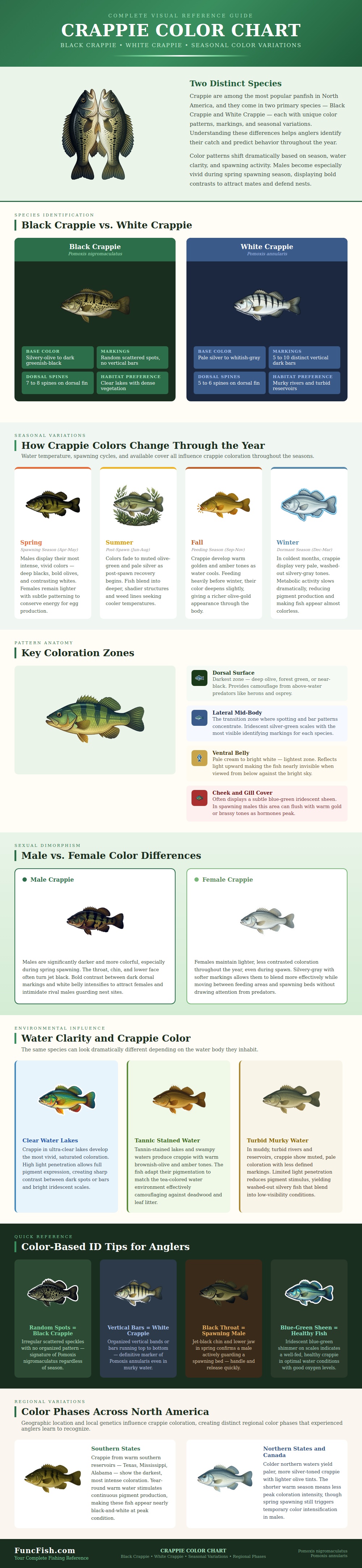 Crappie Color Chart
