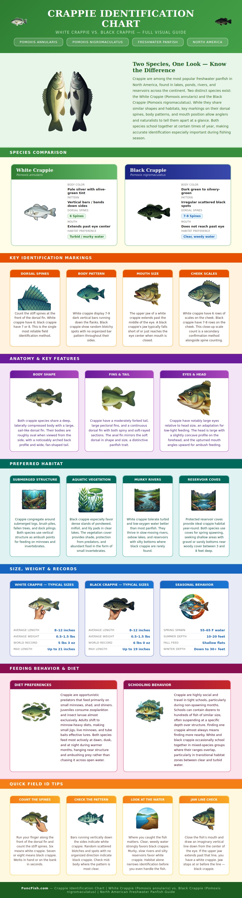 Crappie Identification Chart