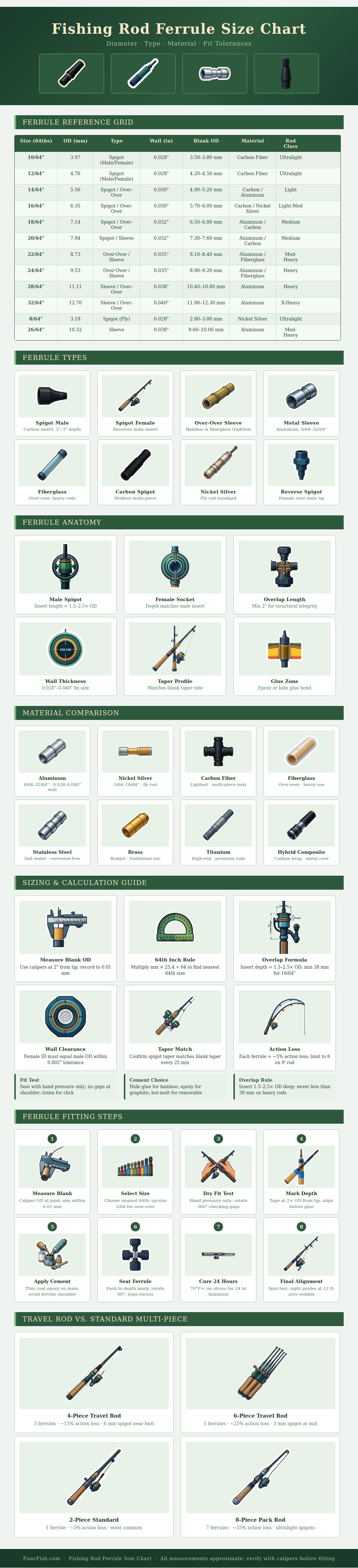 Ferrule Size Chart