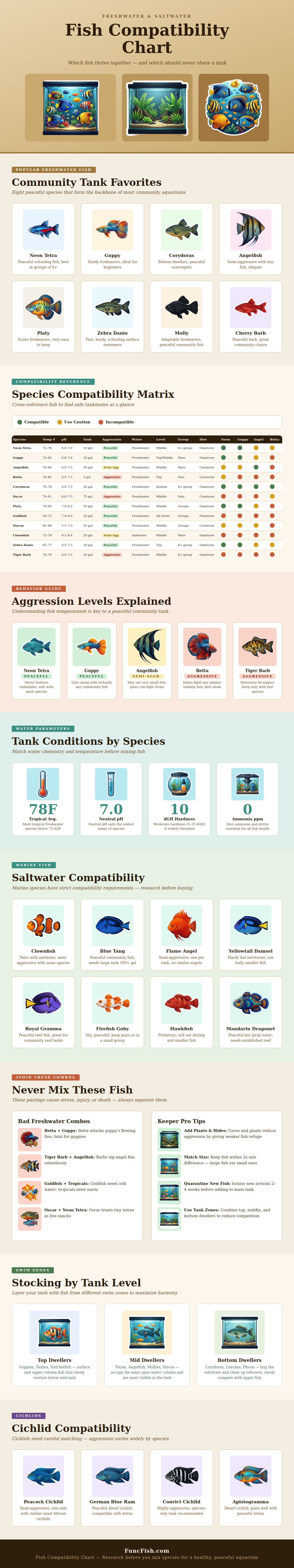 Fish Compatibility Chart