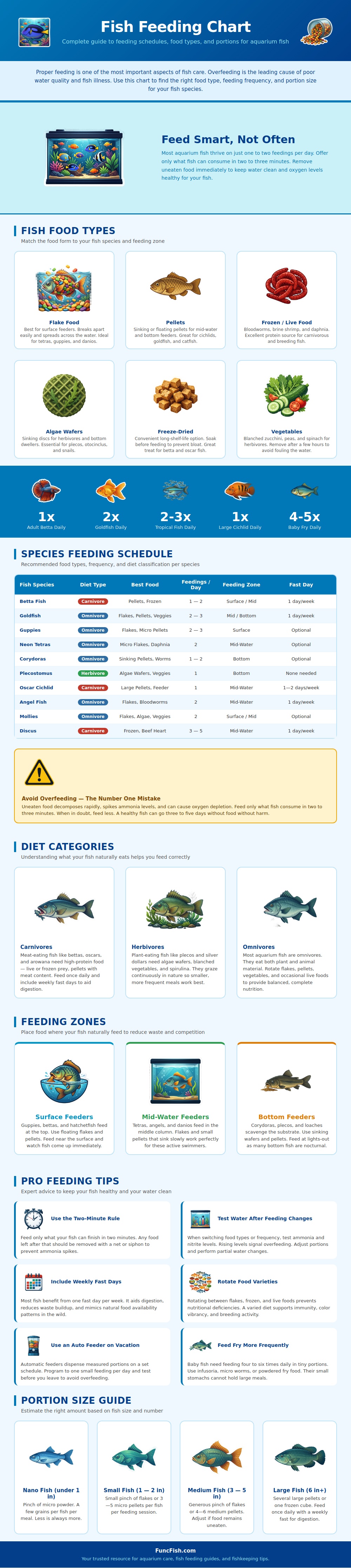 Fish Feeding Chart