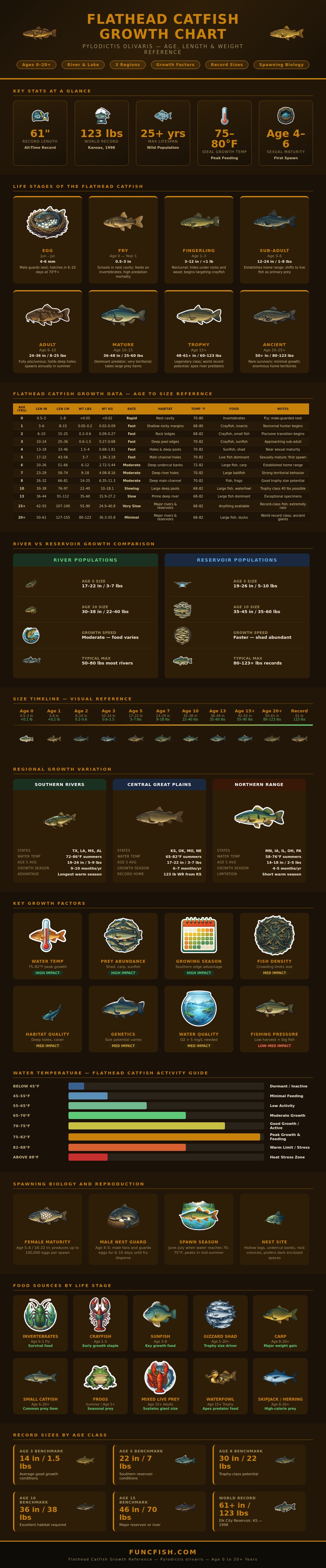 Flathead Catfish Growth Chart