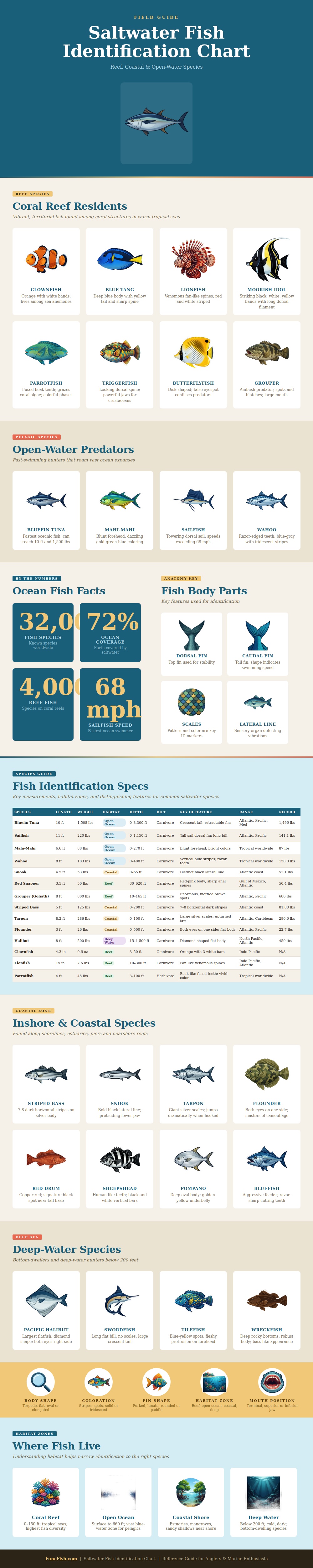 Saltwater Fish Identification Chart